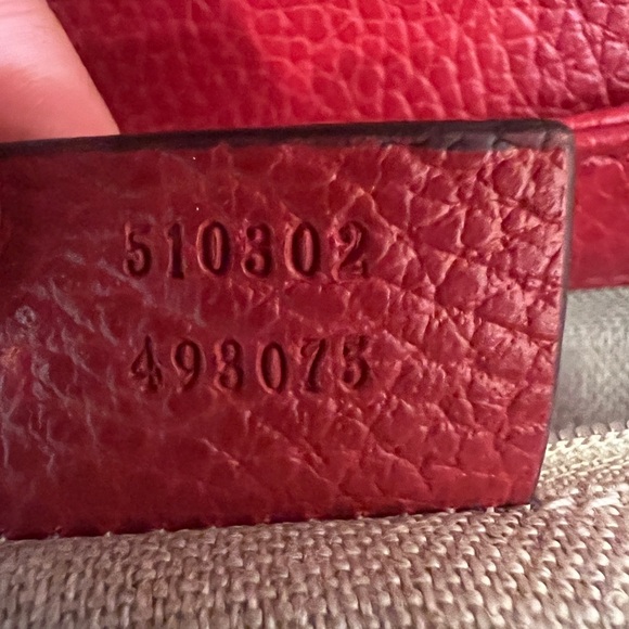 Gucci Dollar Calfskin Interlocking G Top Handle Shoulder Bag - Picture 9 of 11